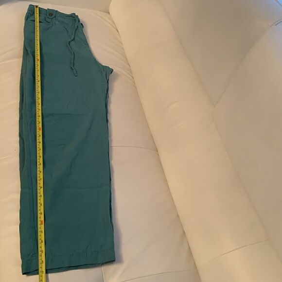 JM collection Green Lightweight Pants Size 10 - Picture 7 of 9
